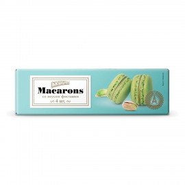 Пирожное миндальное АКУЛЬЧЕВ "Macarons" со вкусом фисташки, 48 г, 492