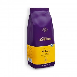 Кофе в зёрнах LOFBERGS "Brazil" 1 кг, арабика 100%, Швеция, 42672