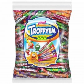 Жевательные конфеты-палочки TROFFYUM Фруктовое ассорти 1000 г, УТ-00001529