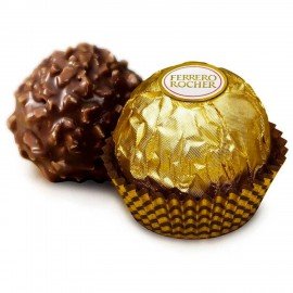 Конфеты шоколадные FERRERO Rocher с лесным орехом 75 г, пенал, 09020СТ0000114