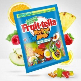 Мармелад жевательный FRUITTELLA "Крутой Микс", 850 г, ш/к 15837