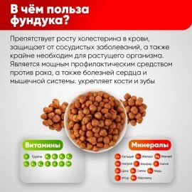 Фундук сырой очищенный NARMAK 1 кг