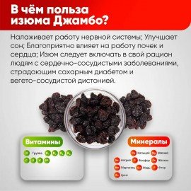 Изюм Джамбо NARMAK крупный 1 кг