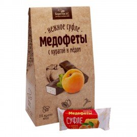 Конфеты-суфле Медофеты в шоколадной глазури с курагой и медом 150 г, БЕРЕСТОВ А.С., УТ-00031661