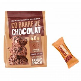 Конфеты мультизлаковые CO BARRE DE CHOKOLAT с темной глазурью 135 г, ш/к 49197, УТ-00032333