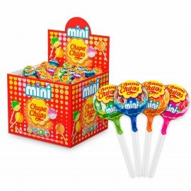 Карамель CHUPA CHUPS (Чупа-Чупс) "Mini", ассорти вкусов, 6 г, КОМПЛЕКТ 100 шт.,ш/к 00550