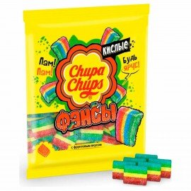 Мармелад жевательный CHUPA CHUPS (Чупа-Чупс) "Кислые фансы", 70 г, пакет, ш/к 02227