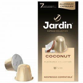 Кофе в капсулах JARDIN "Coconat" для кофемашин Nespresso, 10 порций, ш/к 18923