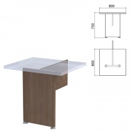 Каркас модуля стола приставного "Приоритет", 800х800х750 мм, лагос, К-920, К-920 лагос