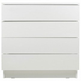 Комод BRABIX "Scandi CM-001", 750х330х730 мм, 4 ящика, ЛДСП, белый, 641900, ЦБ013659 -1