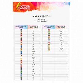 Картина стразами (алмазная мозаика) 40х50 см, ОСТРОВ СОКРОВИЩ "Попугаи", без подрамника, 662413