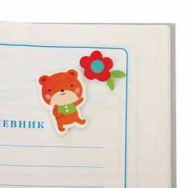 Наклейки из EVA "Зверушки", 24 штуки, ассорти, ЮНЛАНДИЯ, 662686