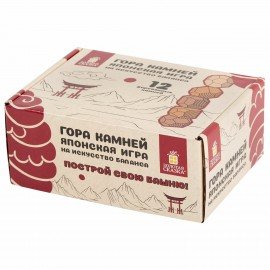 Балансир-головоломка "Башня Туми Иши", 12 деревянных камней, ЗОЛОТАЯ СКАЗКА, 665258