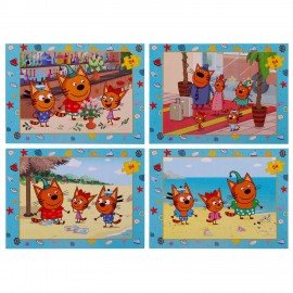 Пазлы картонные 54 элемента, "Лицензионные сюжеты", КОМПЛЕКТ 20 шт., поле 17,5х13 см