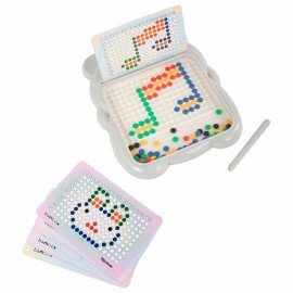 Мозаика магнитная развивающая для детей "Медвежонок", стилус, 101 магнит, 10 карточек, BAMBOX, 665891