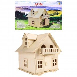 Сборная модель из дерева, АССОРТИ, 15 видов, РК