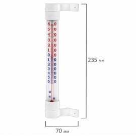 Термометр оконный, "ПРЕСТИЖ", диапазон измерения: от -60 до +60°C, ПТЗ, ТБ-216, шк31849