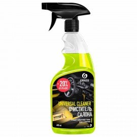 Очиститель салона для велюра, кожи, пластика 600 мл GRASS UNIVERSAL CLEANER, триггер, 110392