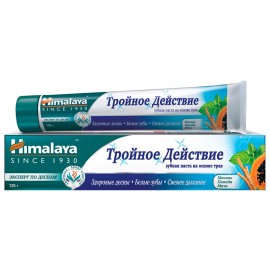 Зубная паста 125гр HIMALAYA "Тройное действие", на основе трав, ш/к 25630, 22563