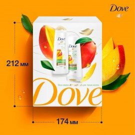 Подарочный набор DOVE "Глубокое питание и восстановление" Шампунь 250 мл + Бальзам 200 мл