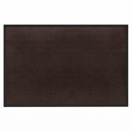 Коврик придверный 40х60см КОРИЧНЕВЫЙ влаго-грязезащитный 300гр/м2, рубчик, PRIMILA ST, 701014