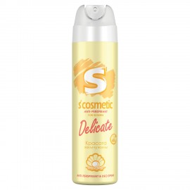 Дезодорант-антиперспирант женский 145мл S’COSMETIC "Delicate", ш/к 32193, 5-05.01.024.15