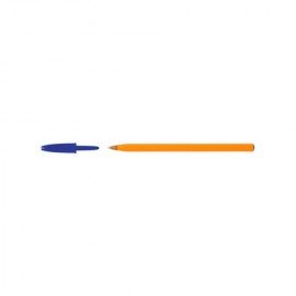 Ручка шариковая BIC "Orange", КОМПЛЕКТ 20 штук, СИНЯЯ, корпус оранжевый, узел 0,8 мм, линия письма 0,3 мм, 880485