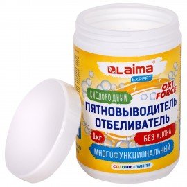 Пятновыводитель-отбеливатель кислородный многофункциональный 1 кг, LAIMA EXPERT, 880604