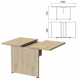 Модуль стола для переговоров "Приоритет" 1400х900х750 мм, кронберг (КОМПЛЕКТ)