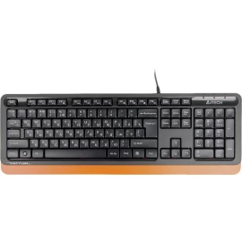 Клавиатура A4Tech Fstyler FK10 черный/оранжевый USB (FK10 ORANGE)